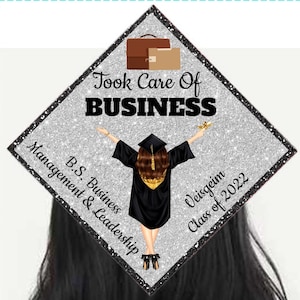 Graduation cap topper/ took care of Business