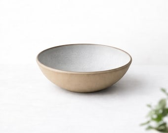 Handmade Ceramic Bowl // Stoneware Bowl // Scandinavian Style // 21 cm