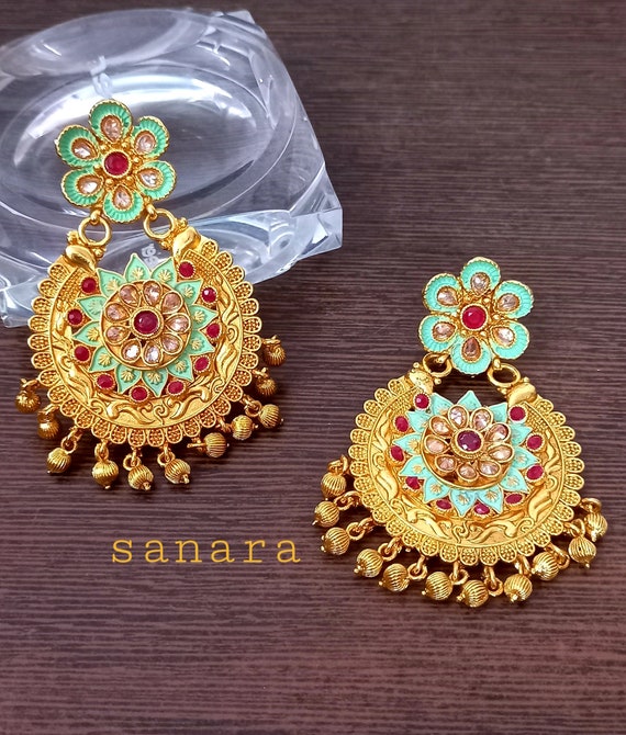 Punjabi clearance earrings design