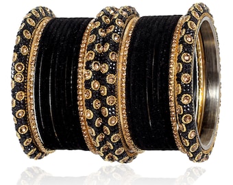 Indian Bollywood 8 Couleur Bangle Set Femmes Mariage Porter Différents choix 28 pcs Pakistanais Nuptiale Plain Churi Sparkle Bangle Bracelet Set