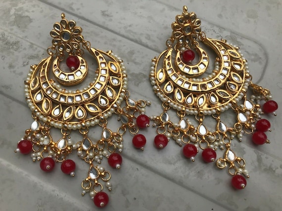 Heavy traditional earrings deals
