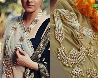 Beautiful Pearls Rani Haar Mala Long 