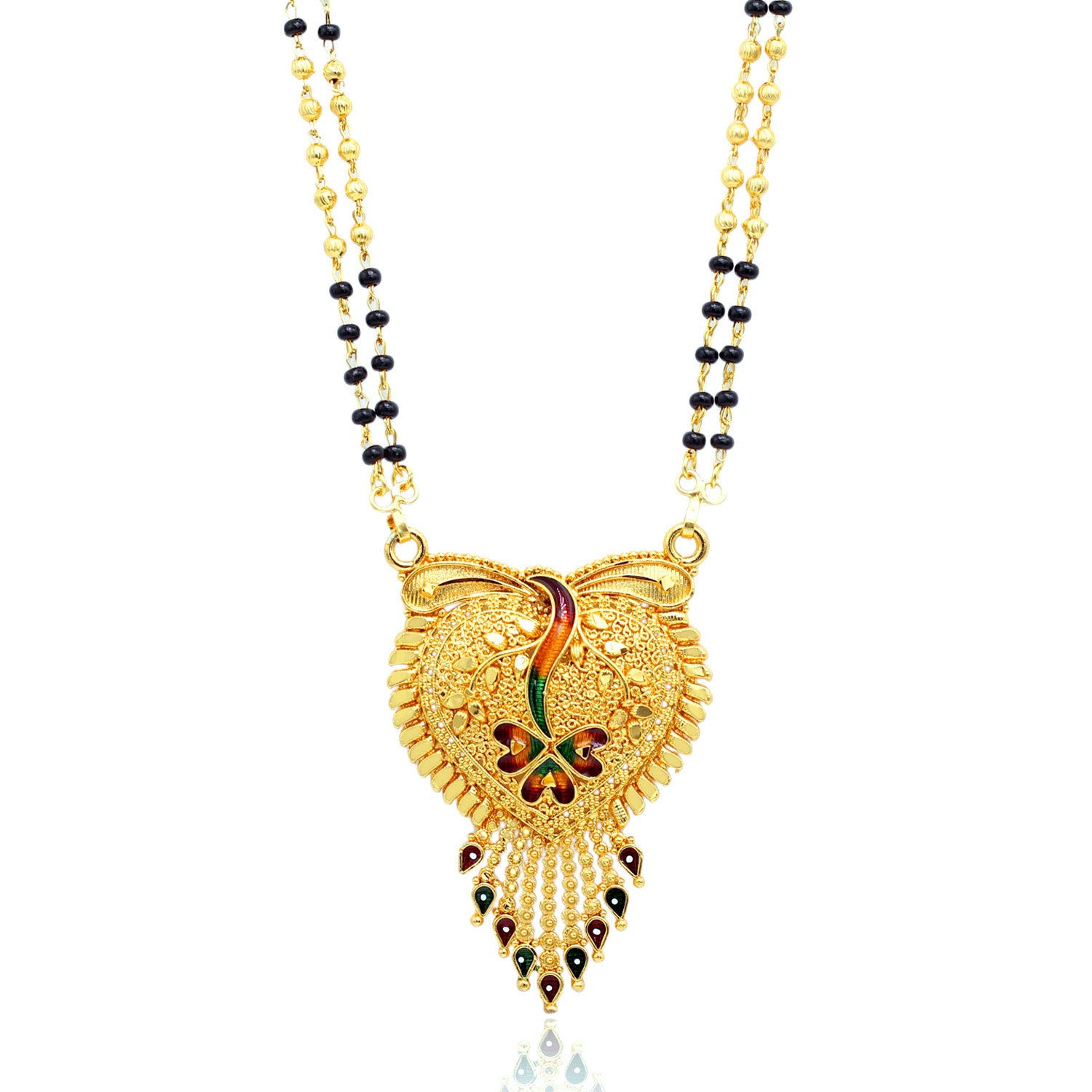 Indian Bollywood Golden Mangalsutra 