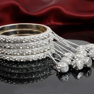 Bangles with shop latkan