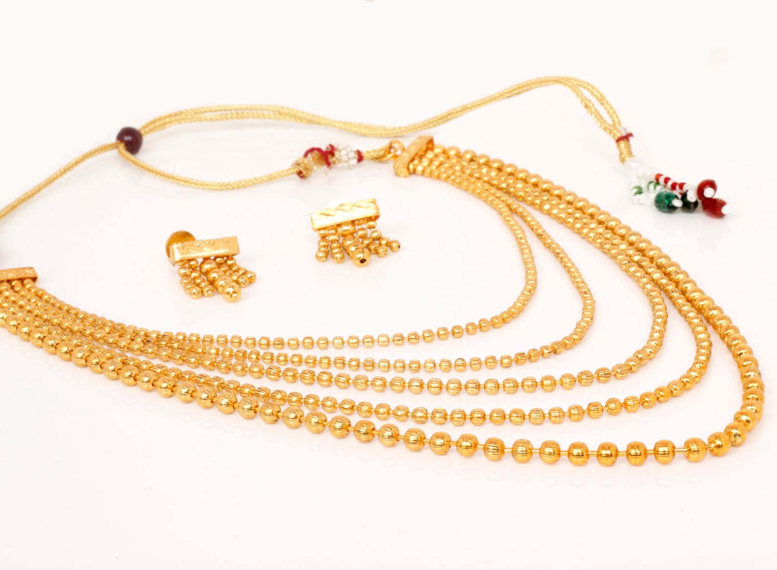 Gold Ball Chain Design Beautiful Indian Bollywood Golden Etsy UK