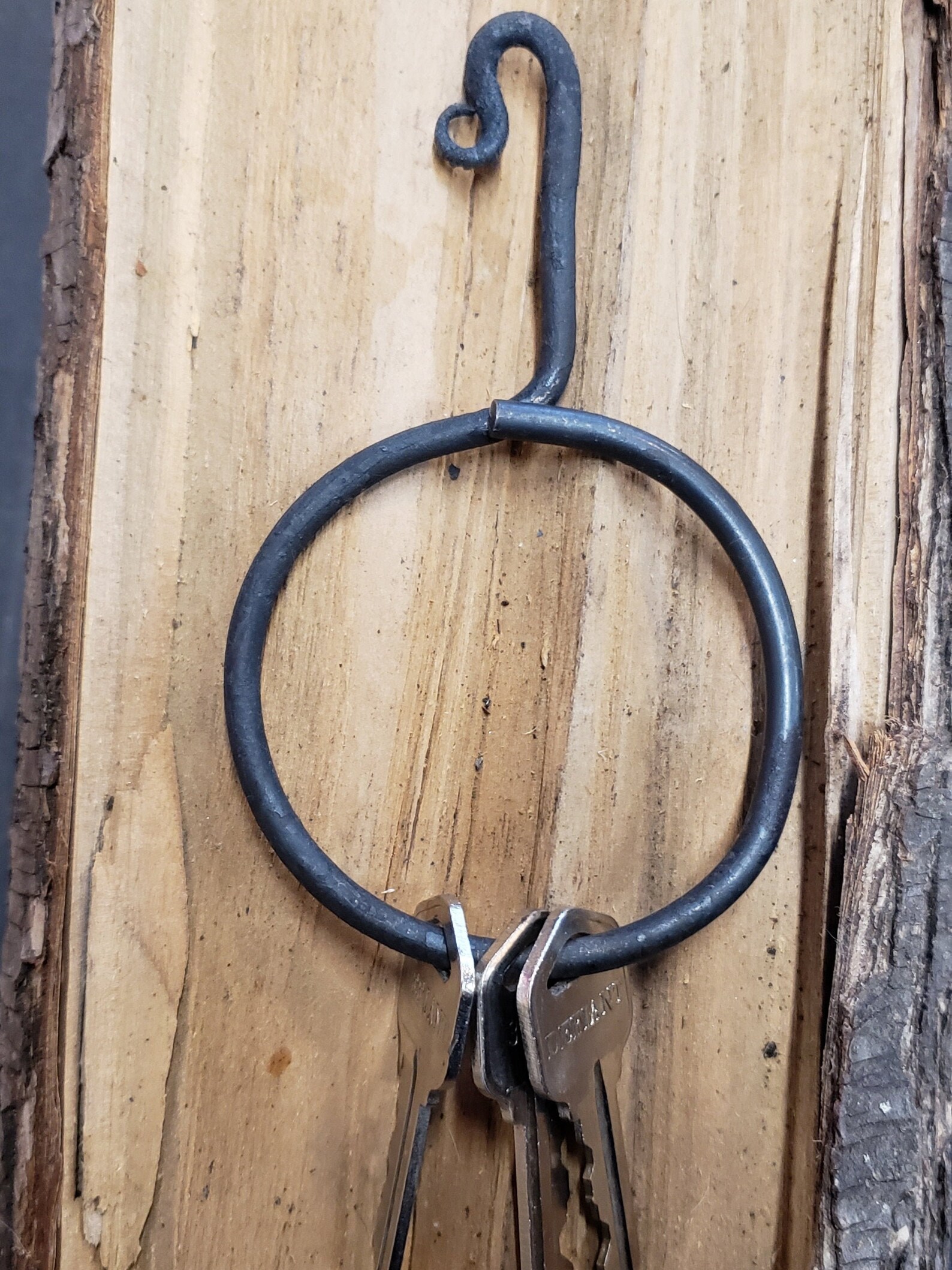 Hand Key Ring Loop Metal Key Ring Key Chain Etsy