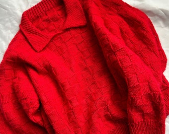 Knitting pattern | Basket weave sweater