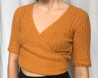 Crochet Pattern | Wrap Top (Made-To-Measure)