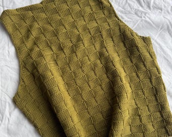 Knitting Pattern | Basket Weave Top