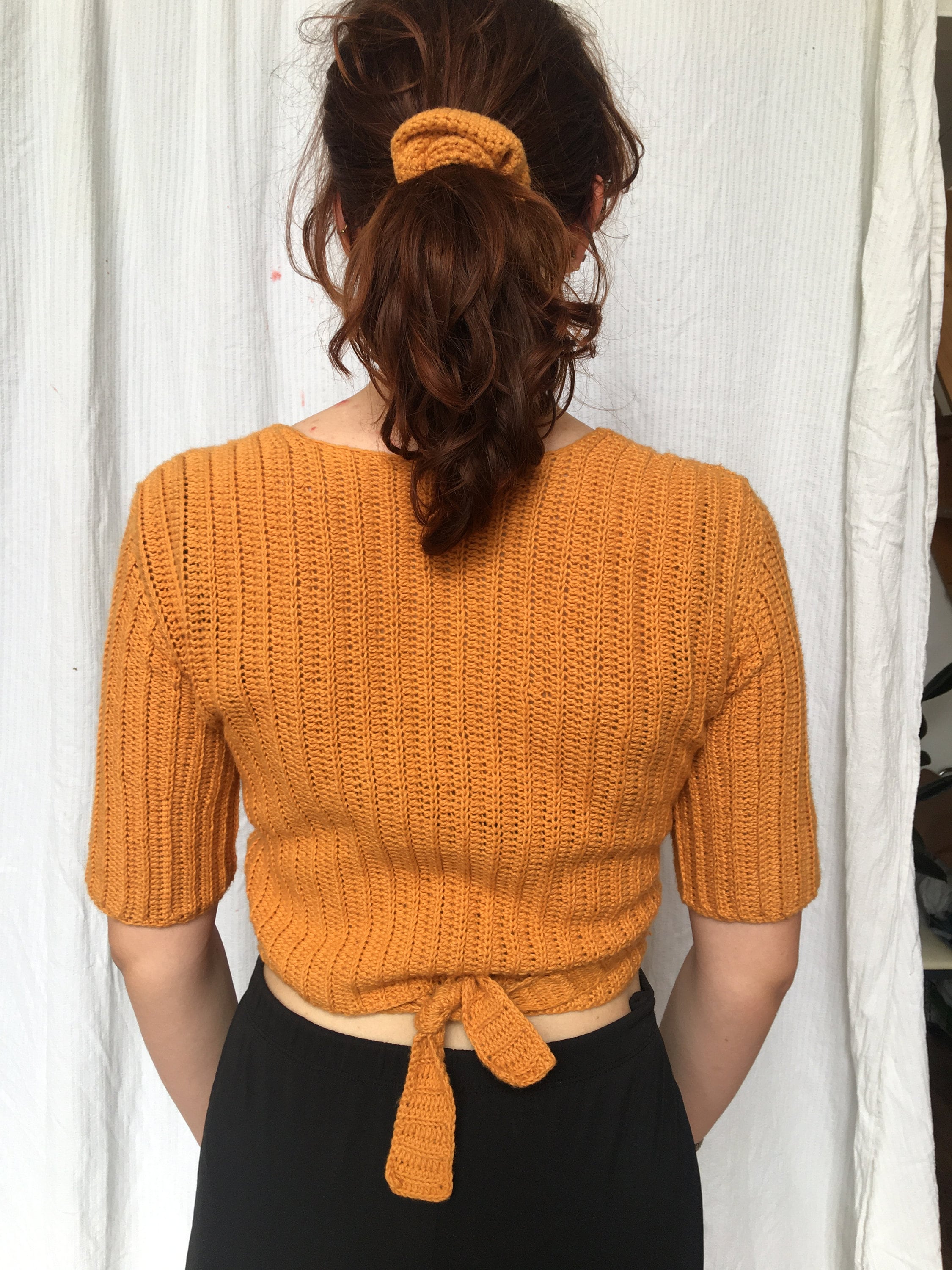 PATTERN Wrap Top crochet Size Inclusive Etsy