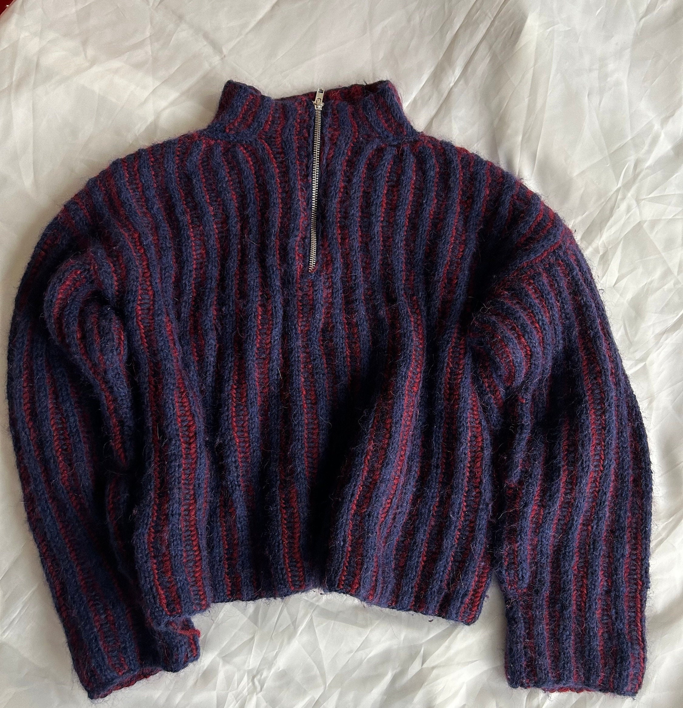 00s double zip driver’s knit sweater Double Zip Sweater | Grailed