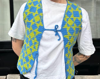 Crochet pattern | Tiles Waistcoat