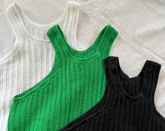 Crochet Racerback Top Pattern: Made-to-Measure (PDF Pattern)