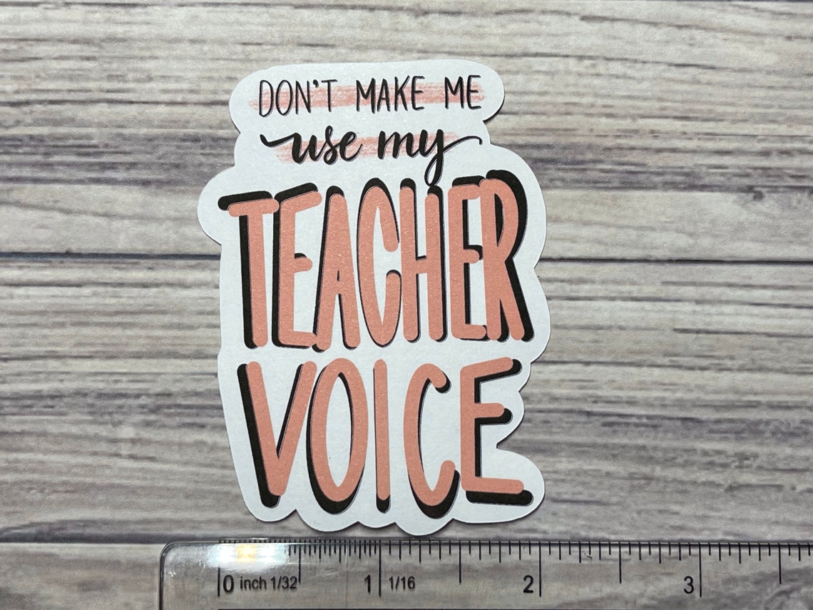 TEACHER Sticker Pack Aesthetic Water Resistant Vinyl Etsy