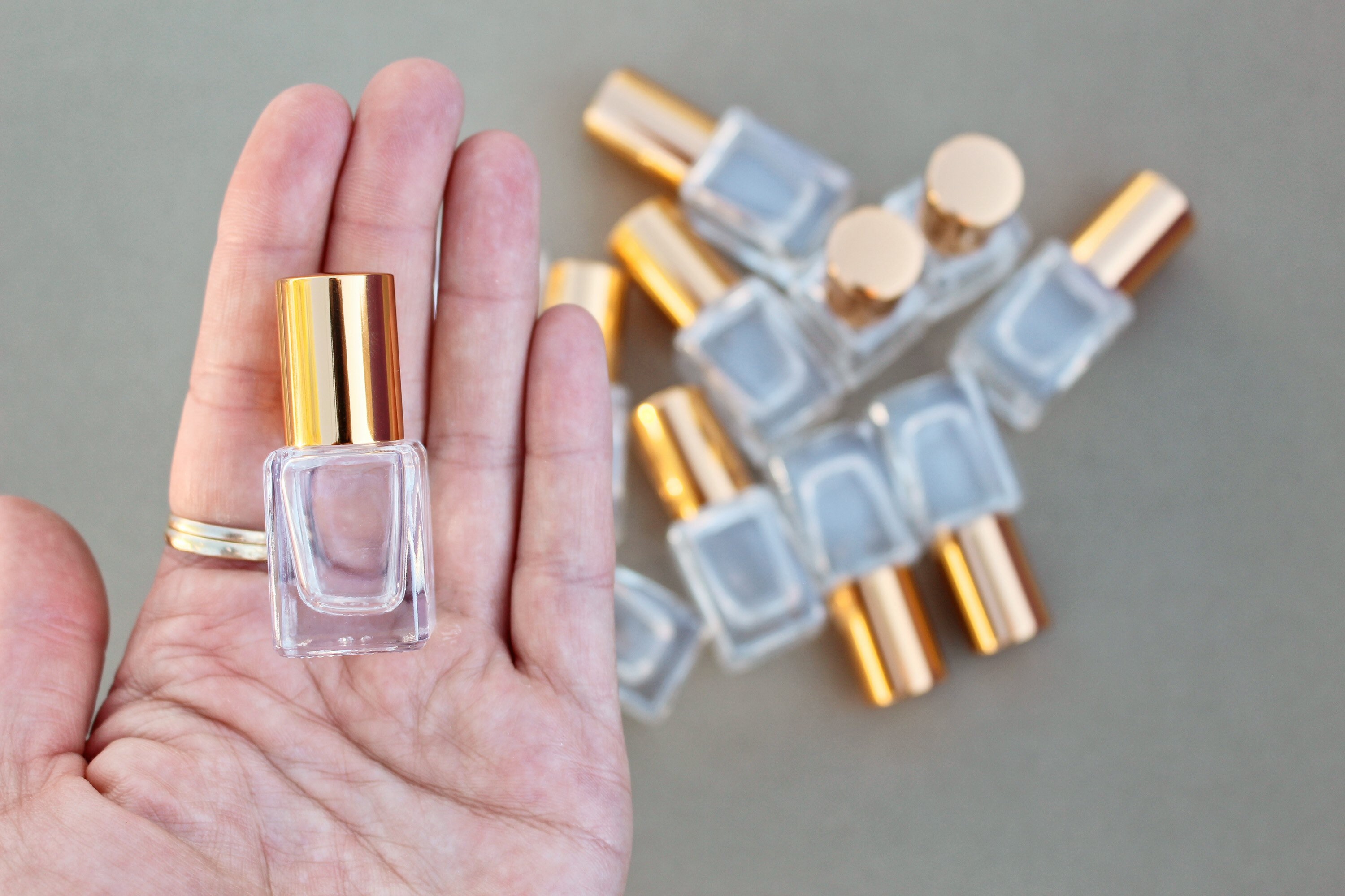 5ml Square Roller Bottle SET OF 3 Elegant roller bottle Etsy