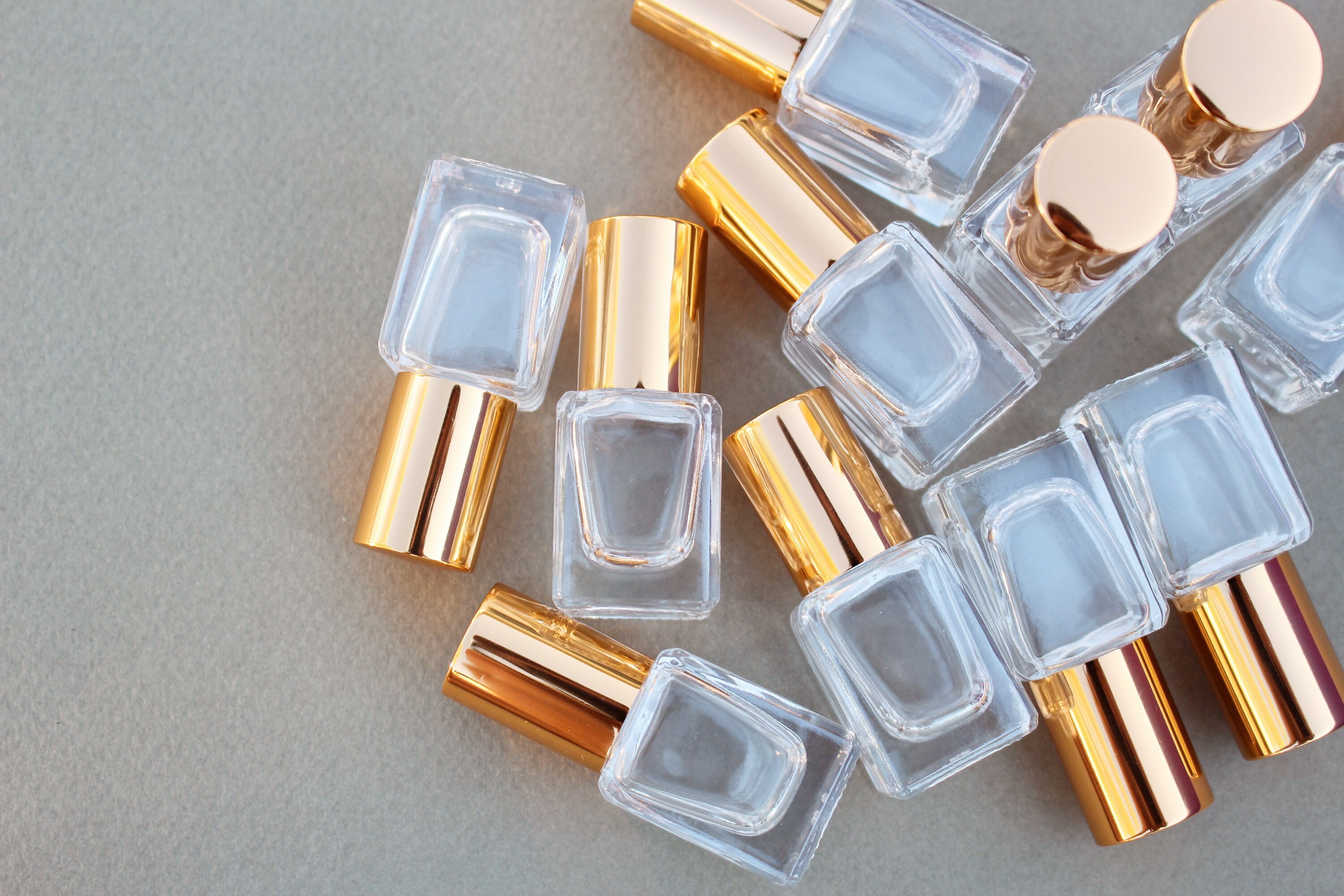 5ml Square Roller Bottle SET OF 3 Elegant roller bottle Etsy