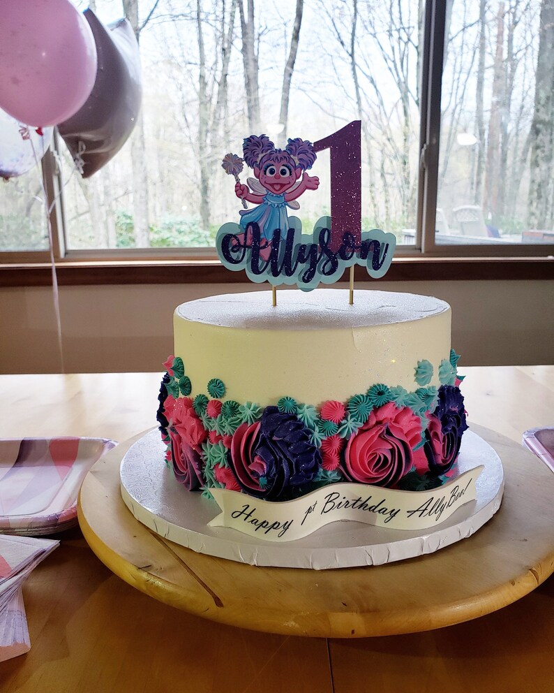 Abby Cadabby Cake Topper Abby Cadabby Birthday Abby Cadabby Etsy