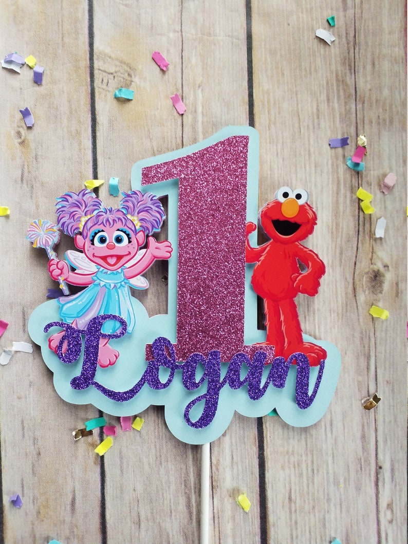 Abby Cadabby Cake Topper Abby Cadabby Birthday Abby Cadabby Etsy