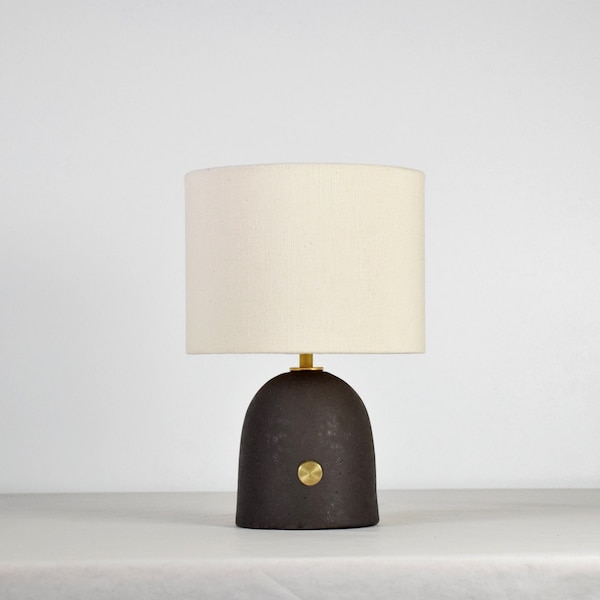 Lampe de table en céramique à intensité variable faite main pour chambre à coucher, table de chevet, entrée et salon DeBarro De Barro