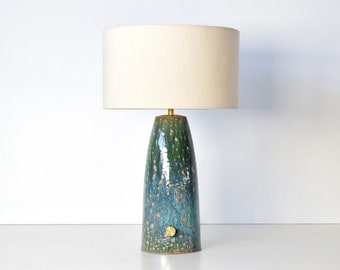 Farol - Handmade Dimmable Ceramic Glazed Table Lamp DeBarro De Barro