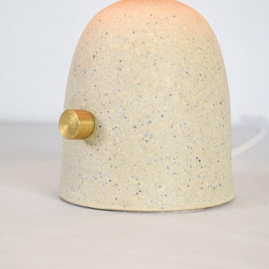 Handmade Dimmable Ceramic Table Lamp for Bedroom, Bedside Table, Entryway and Living Room DeBarro De Barro image 2