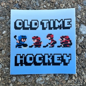 Old School hockey - Nintendo sticker