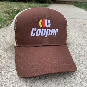 Cooper Hockey retro Adult Trucker Hat