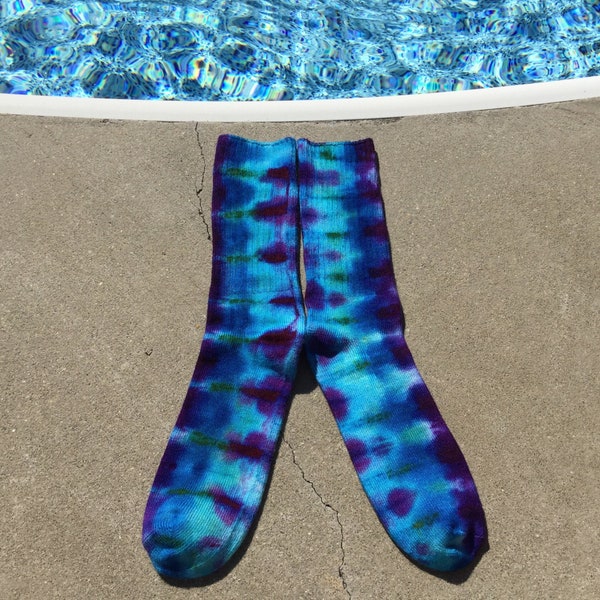 Dreamy Ice Dye Bamboo Socks! Psychedelic Tie Dyed Sustainable Bamboo Socks by Southern Iced Tees