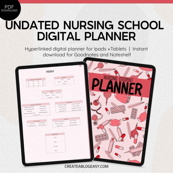 Nursing Student Planner Stickers Etsy