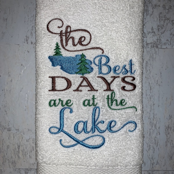 Lake House Towel Etsy