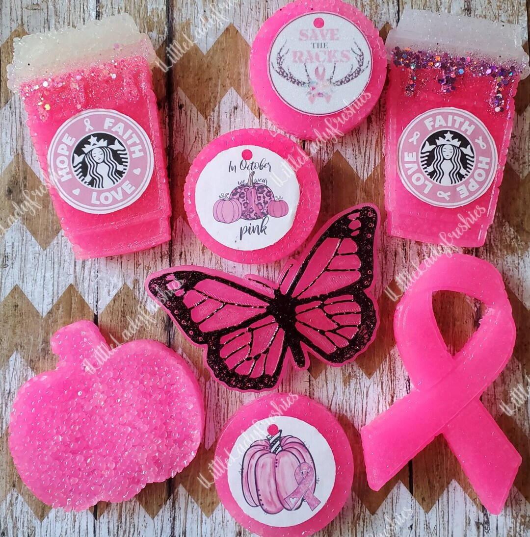 Breast Cancer Awareness Freshener Aroma Air Freshener Car Etsy