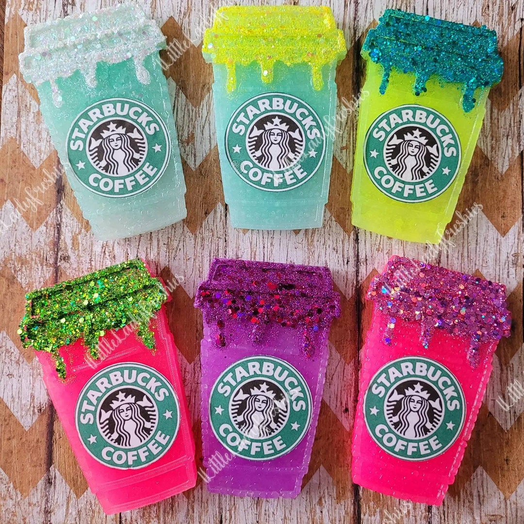 36 Flavors Starbucks Car Vent Clip Air Fresheners, Miniature Starbucks Cup  Car Accessory, Personalised Birthday Christmas Gift for Him Her 