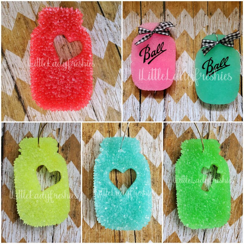 Mason Jar Car Air Freshener Car Freshie Car Scent Mason Etsy