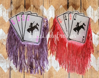 Playing cards Freshener,  aroma, air freshener, car scents, Fringe, hand painted