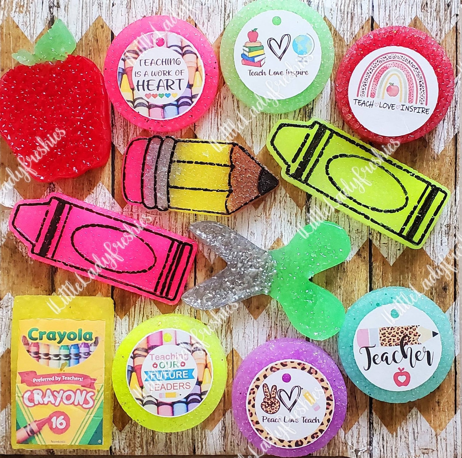 Back to School Car Freshie Car Candle Apple Car Freshener Etsy