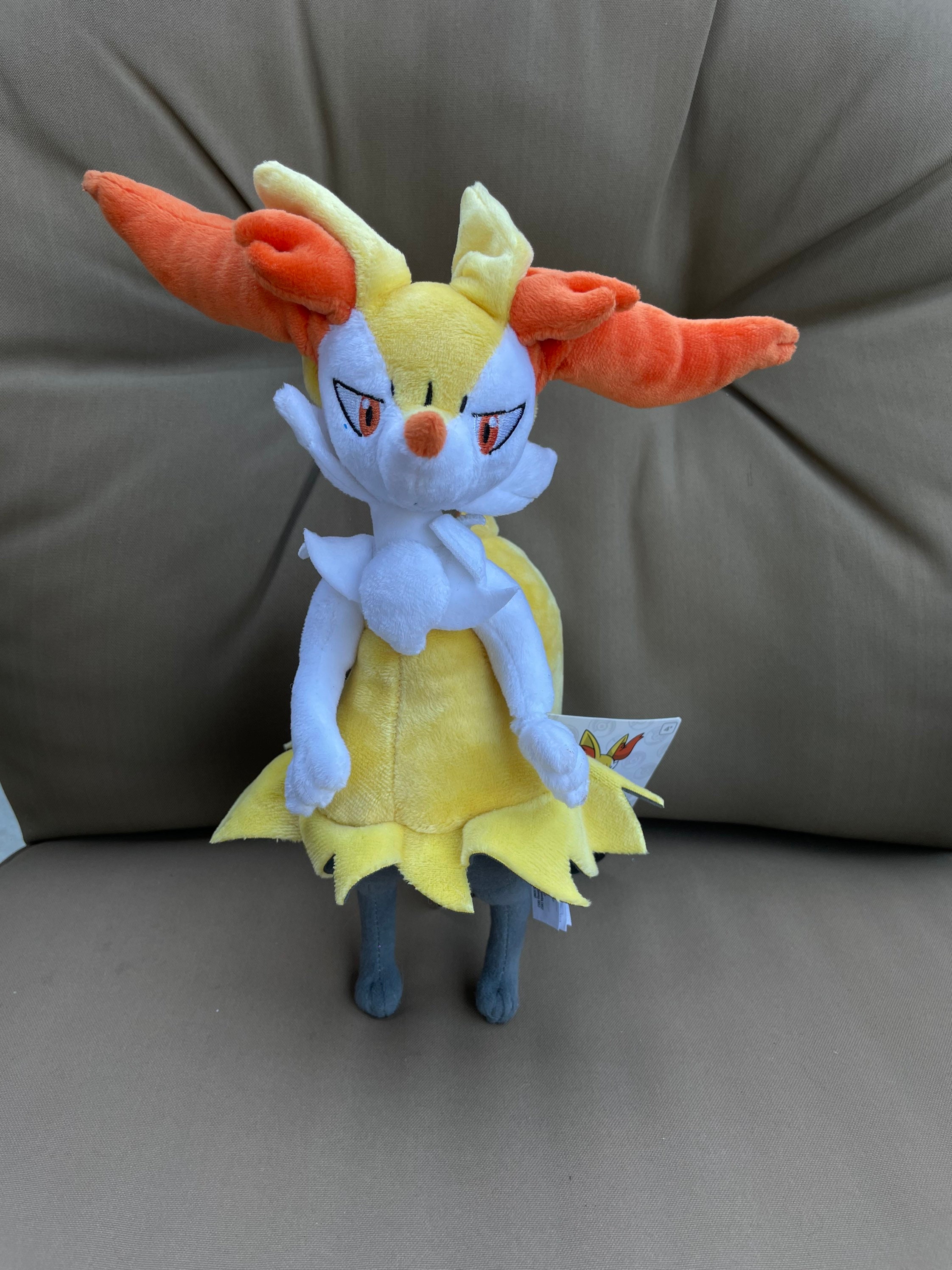 RARE Pokemon Braixen Plush Stuffed 11 Tall Doll Pokemon Center Limited 2014