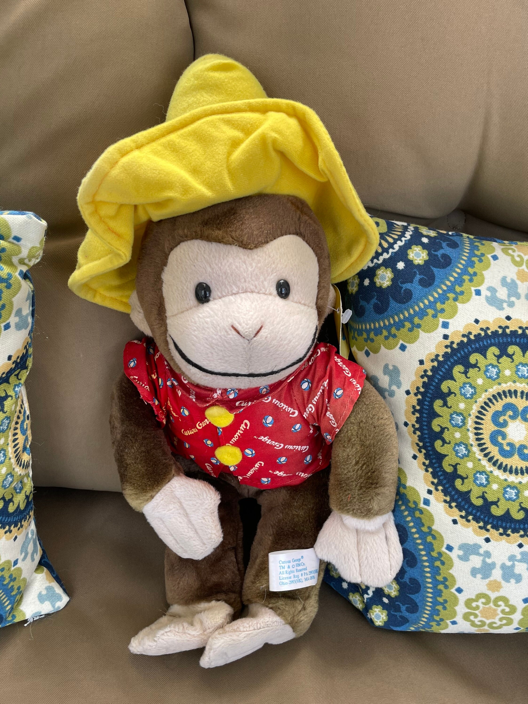 small curious george stuffed animal
