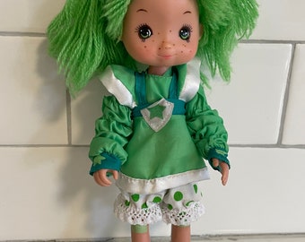 Vintage 1983 Rainbow Brite Patty O Doll Green Dress