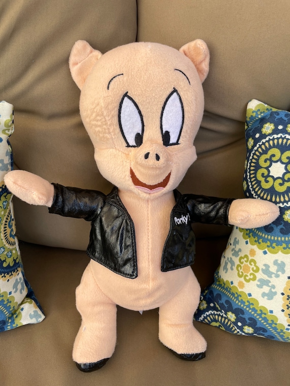 Harley Davidson Build-A-Bear Plush Stuffed Animal with Leather Jacket Jeans