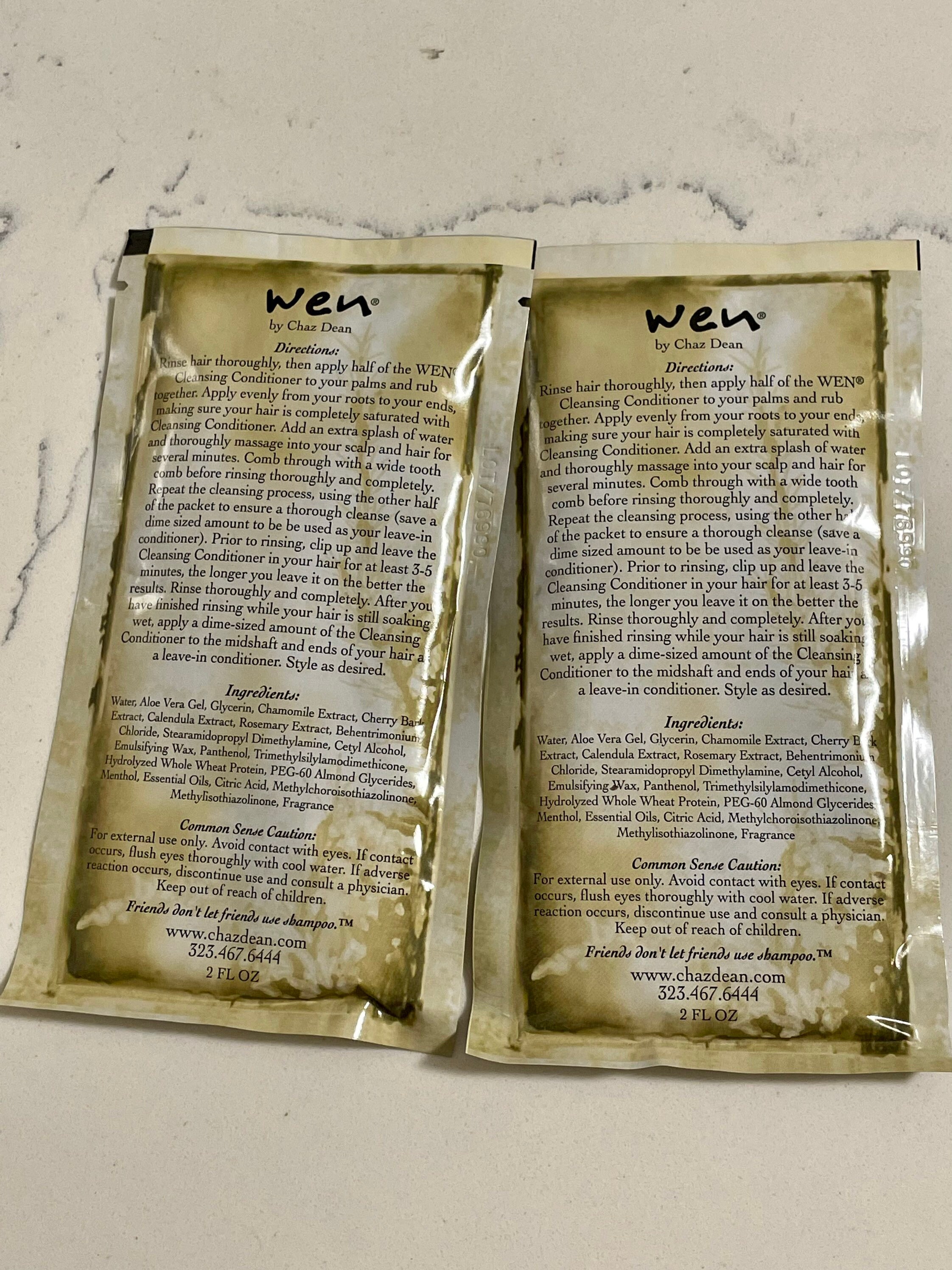 Set of 2 Chaz Dean-wen sweet Almond Mint Cleansing - Etsy Set of 2 Chaz Dean-wen sweet Almond Mint Cleansing - Etsy