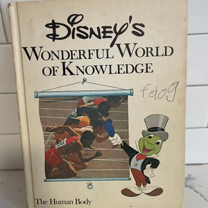 Vintage 1973 Disney’s Wonderful  World of knowledge Book No. 15 Human Body