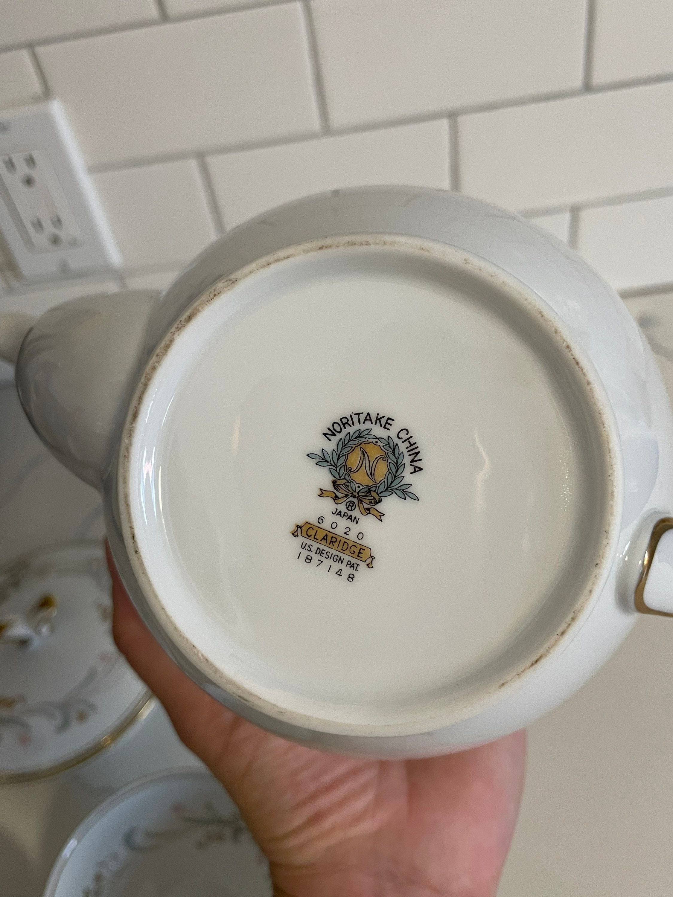 Vintage 1959-64-noritake China Tea Set-claridge-teapot-sugar Vintage 1959-64-noritake China Tea Set-claridge-teapot-sugar