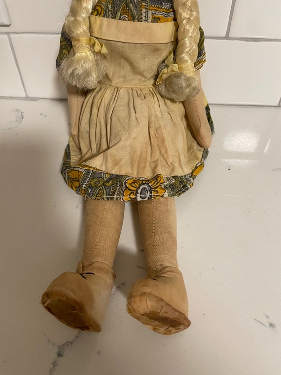 Vintage- Circa 1950's -70 Year Old Doll Celluloid Face Dutch Vintage- Circa 1950's -70 Year Old Doll Celluloid Face Dutch