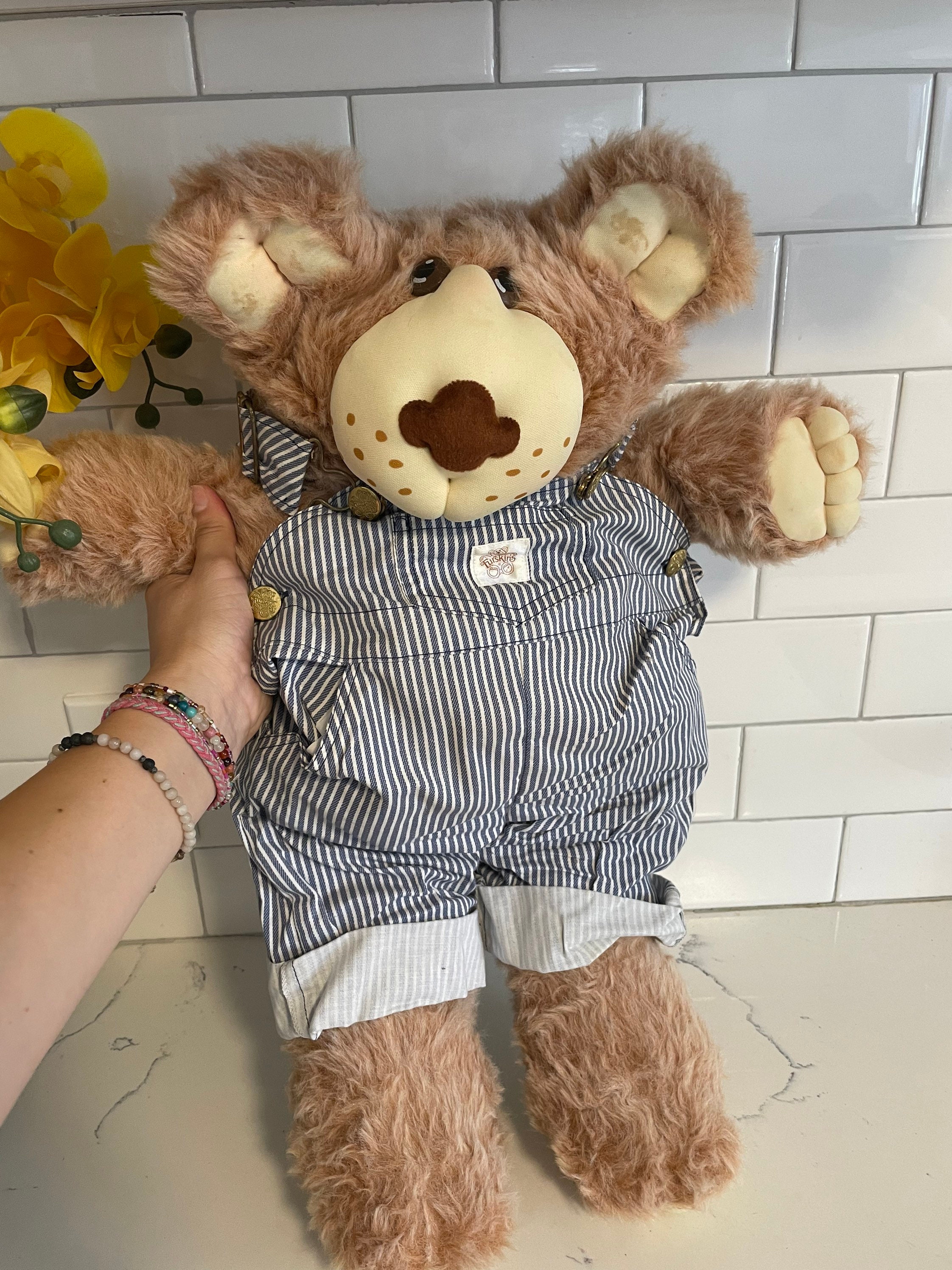 VTG 1983- Furskins Bear Dudley Plush Xavier Roberts Cabbage Patch