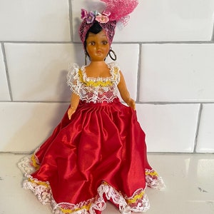 Vintage New Orleans Souvenir Doll 7” Tall