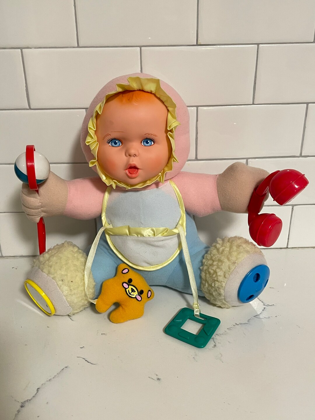 Vintage 1994 Toy Biz Gerber Baby Doll Plush Activity Doll Etsy