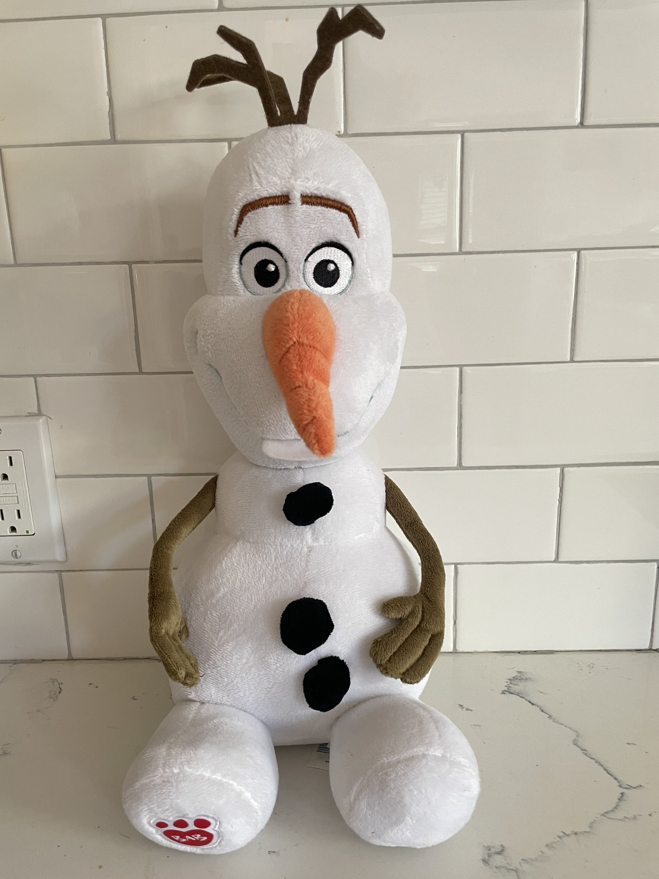 olaf frozen teddy bear