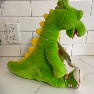 Vintage 1995 Adventures of DUDLEY THE DRAGON 14 Plush Stuffed Animal w/ Tag image 2
