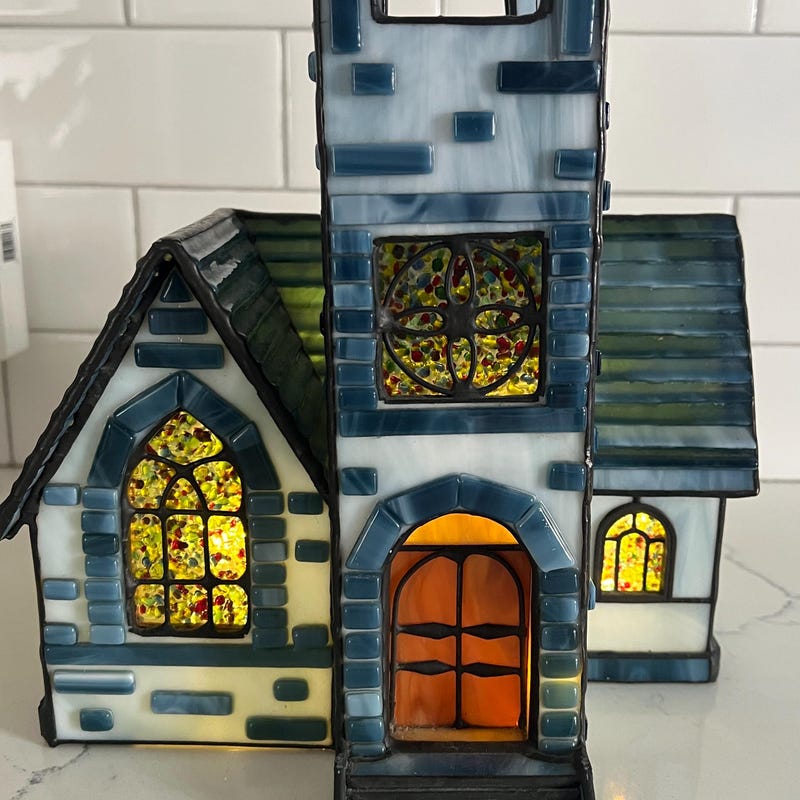 Asymmetrical Stain Glass - Etsy