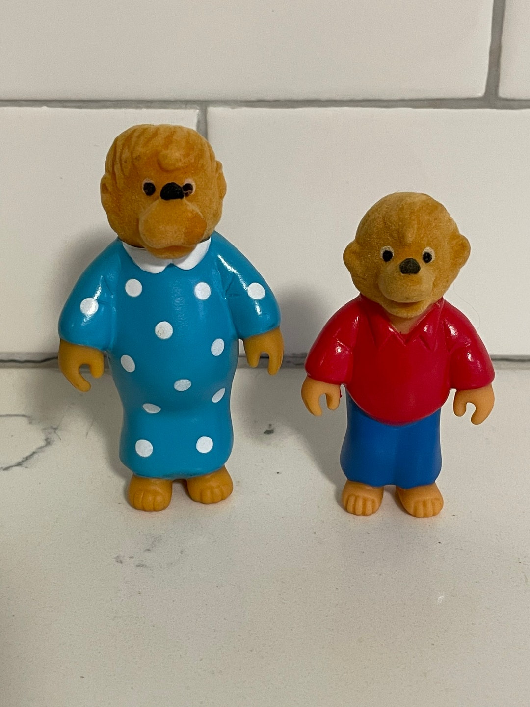 VTG 1986 Berenstain Bears Mama Bear Brother Bear Lot of 2 Figure ...